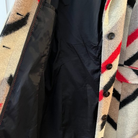 Armani Exchange Top Coat - Geometric Print size Medium - Picture 6 of 7